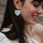 Little Amor - antracit mix fülbevaló