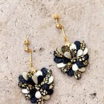 Little Amor - fekete varázsporos mix fülbevaló