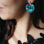 Little Amor emerald & írisz fülbevaló