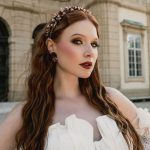 Hella burgundi fejdísz