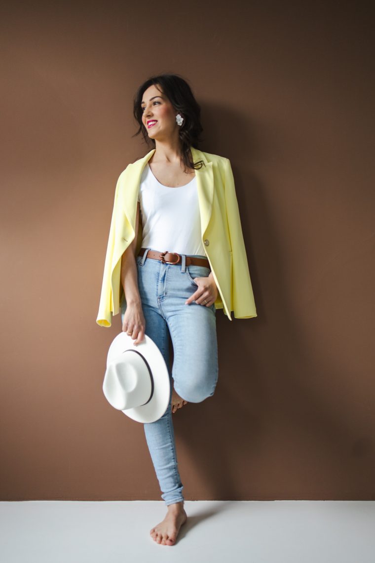 inventino look sárga blézer