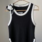 Inventino look fekete-fehér top