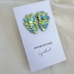 Gabriel lime & türkiz  mix  fülbevaló