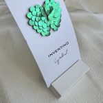 Gabriel borsózöld fülbevaló