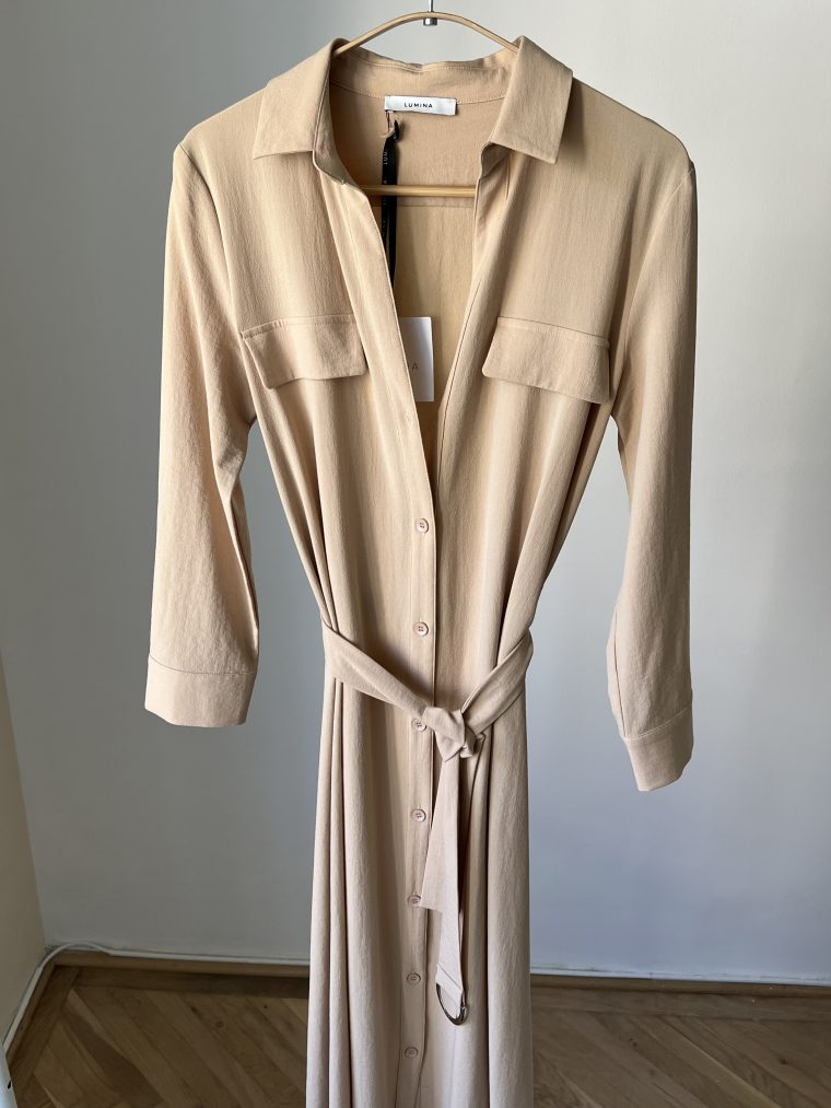 inventino look barna & khaki palazzo