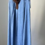 Inventino look libbenős világoskék farmer szoknya