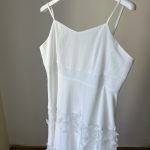 Inventino look pillangós fehér midi ruha