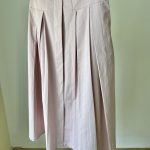 Inventino look púderrózsaszín A vonalú midi szoknya
