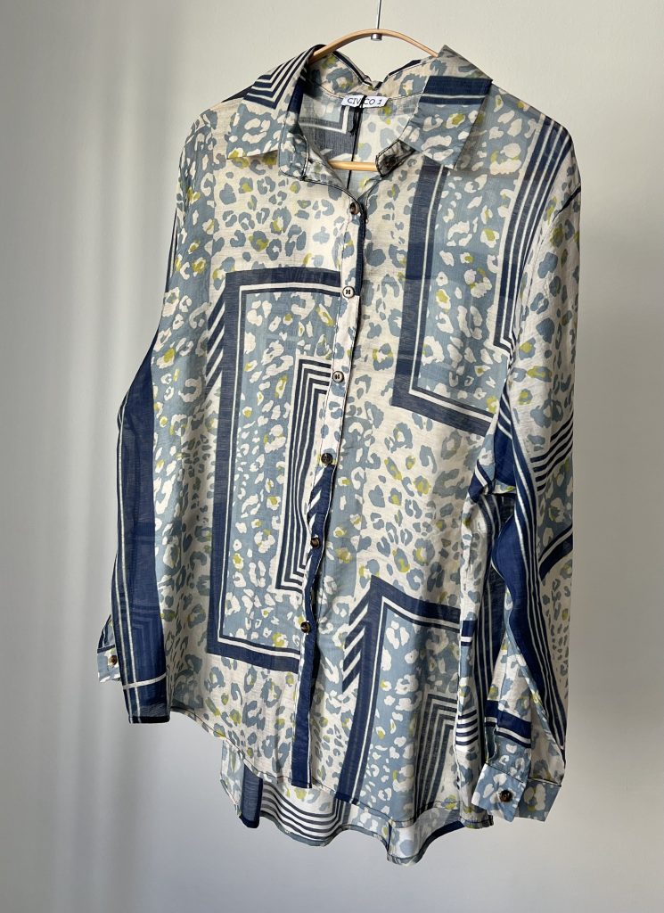 inventino look lila blúz