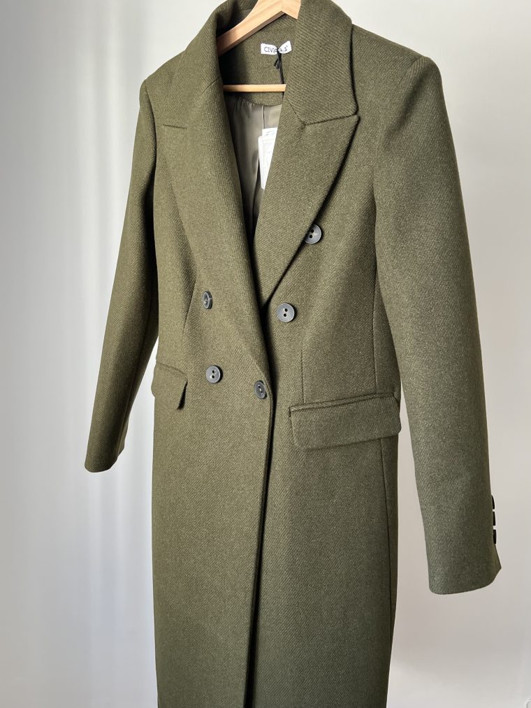 inventino look khaki kabát