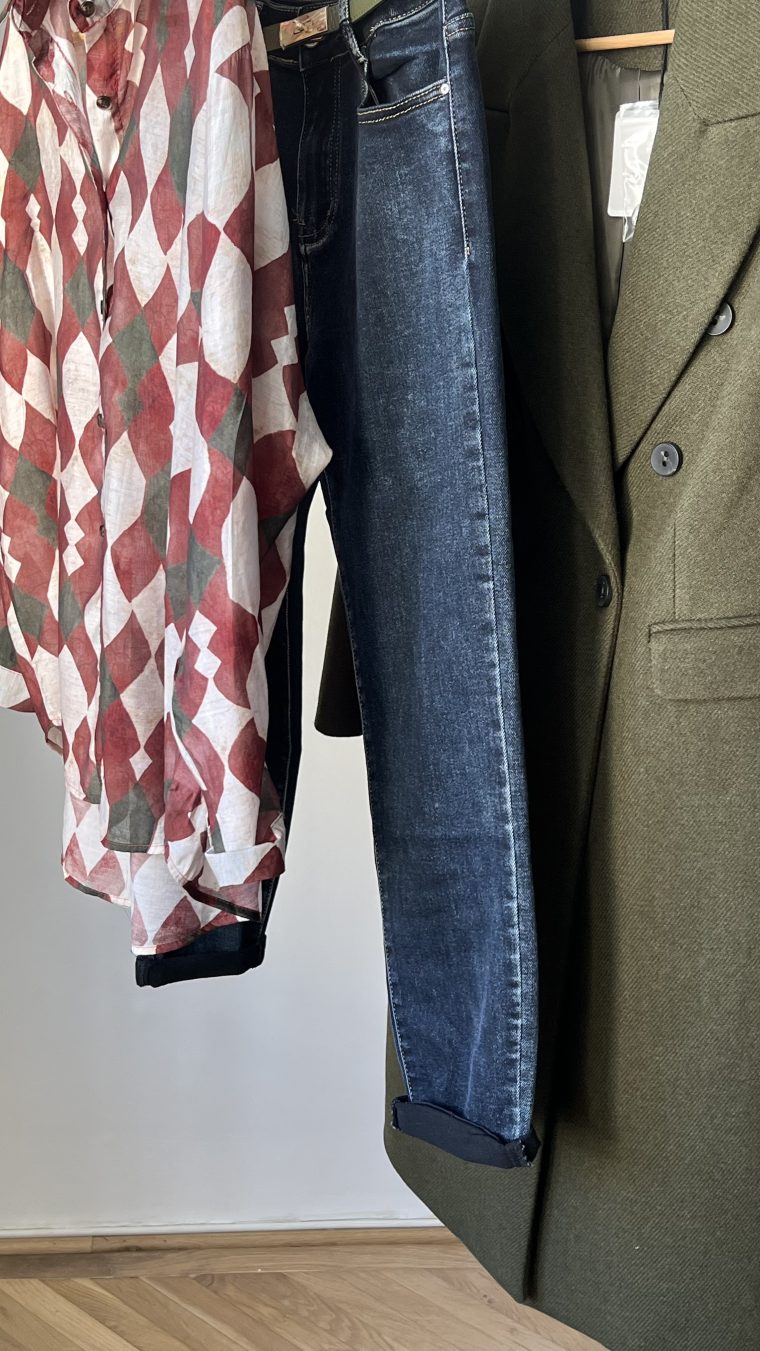 inventino look khaki kabát