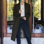 Inventino look khaki kabát