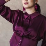 Inventino look cabernet blúz