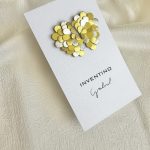 Gabriel hideg sárga  mix  fülbevaló