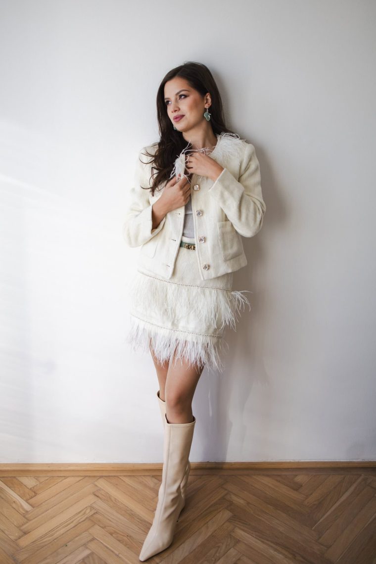 Inventino look tollas fekete & krém blézer - Image 8