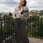 Inventino look pöttyös pliszírozott  szoknya