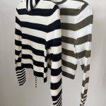 Inventino look csíkos garbó