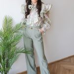 Inventino look zsályazöld nadrág