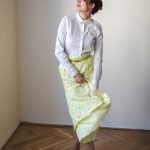 Inventino look sárga virágos szoknya