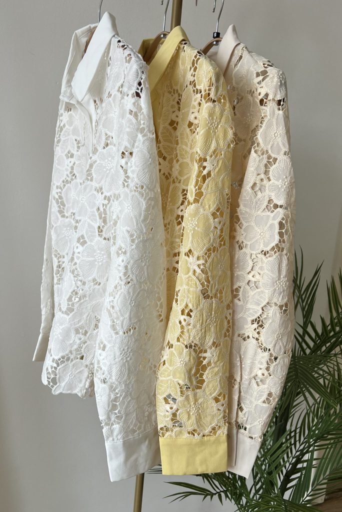 inventino look csipkés blúz