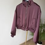 Inventino look burgundi  bomber