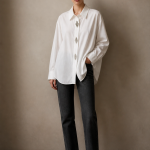 Inventino look  fehér oversize ing