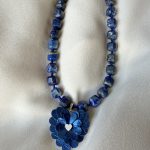 Little Amor királykék lapis lazuli  ásvány nyaklánc